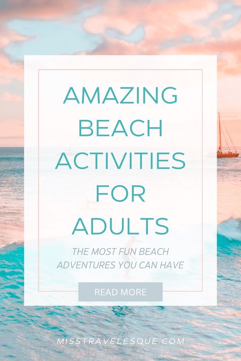 Beach Activities Beach Activities For Adults, Fun Beach Activities, Amazing Race Challenges, Beach Games For Adults, Fun Beach Games, Indoor Beach, Beach Games, Vacation Activities, Fun Beach