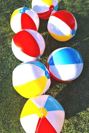 Beach ball garland tutorial Beach Ball Arch, Beach Ball Garland, Ball Arch, Beach Ball Birthday, Beach Ball Party, Garland Tutorial, Spongebob Birthday Party, Spongebob Birthday, Diy Beach