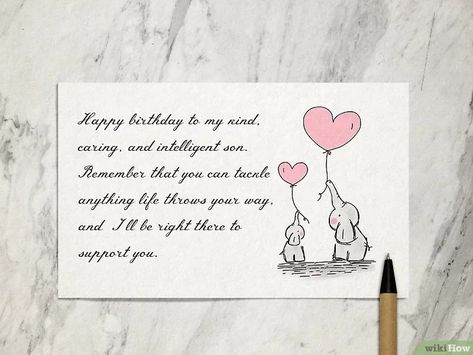 Birthday Quotes For My Son, Heartfelt Birthday Wishes, Birthday Verses For Cards, Unique Birthday Wishes, Farewell Quotes, Relationship Quizzes, Birthday Verses, Birthday Wishes For Son, Handwritten Letter