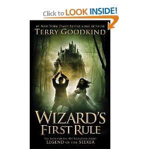 I admit,  I started reading this b/c of the TV series, which I loved. The books are MUCH darker, but still very enjoyable.  I just have to take a break after each one for a bit before reading the next one. Wizards First Rule, Terry Goodkind, رعب نفسي, Sci Fi Books, Fantasy Novels, Science Fiction Fantasy, By Terry, Book Authors, Fantasy Books