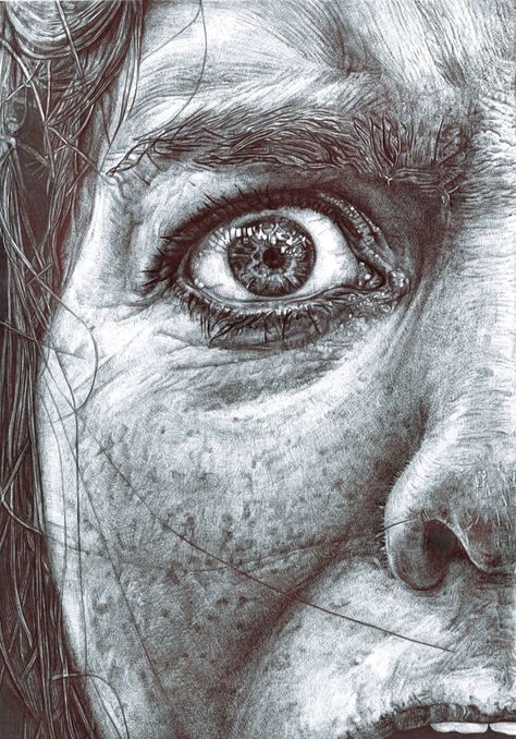 #biro #drawing #portrait #art by Ruth Bilham Biro Drawing, Biro Art, Psy Art, Sketching Techniques, Art Tumblr, Drawing Portrait, Support Art, Gcse Art, A Level Art