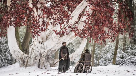 Jaime Lannister Bran Stark Season 8 802 Weirwood Heart tree Godswood Winterfell Game Of Thrones History, Game Of Thrones Images, Game Of Thrones Episodes, Game Of Thrones Prequel, Watch Game Of Thrones, Nikolaj Coster, Nikolaj Coster Waldau, Jaime Lannister, Night King