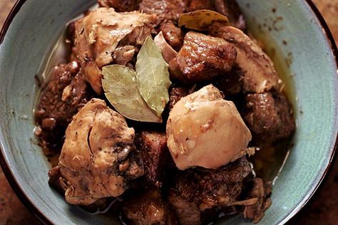 feature Chicken Pork Adobo Recipe, Pork Adobo Recipe, Filipino Chicken Adobo, Boiled Egg Recipes, Pork Adobo, Chicken Adobo, Adobo Recipe, Liver Recipes, Pork Belly Recipes