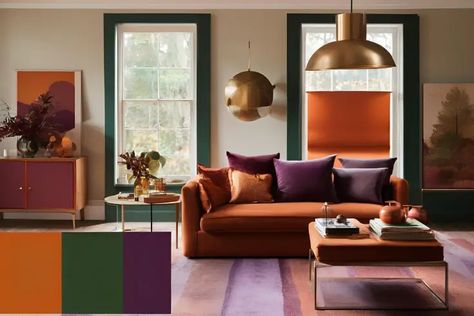 Triadic Color Scheme Interior Design, Triadic Interior Design, Split Complementary Interior Design, Triadic Color Scheme Interior, Tetradic Color Scheme Interiors, Triadic Colors, Triadic Color Scheme, Colour Combinations Interior, Split Complementary Color Scheme