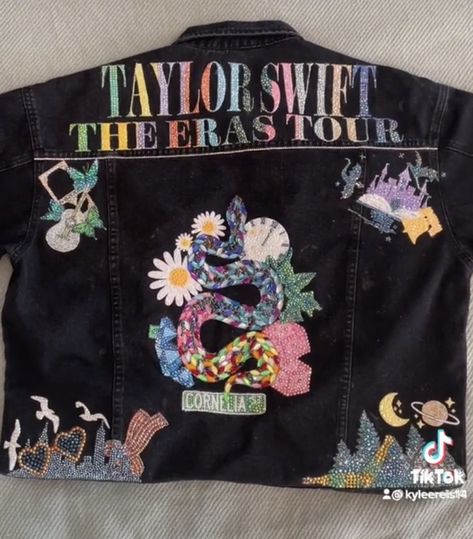 Eras Tour Jean Jacket Diy, Taylor Swift Denim Jacket Diy, Eras Tour Jacket Diy, Taylor Swift Jacket Diy, Eras Tour Denim Jacket, Rep Jacket, Taylor Swift Denim Jacket, Taylor Swift Jacket, Eras Tour Jacket