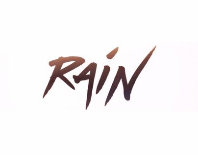 Rain - lettering, calligraphy Rain Lettering, Rain Calligraphy, Rain Logo, Rain Words, Rain Man, Lettering Calligraphy, Spring Rain, Png Text, Tattoo Lettering