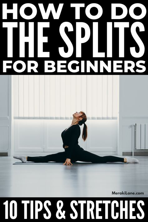 Splits Stretches For Beginners, 30 Day Splits Challenge, Middle Splits Stretches, Stretches For Beginners, Splits Challenge, Best Stretching Exercises, Flexibility Tips, Splits Stretches, Middle Splits