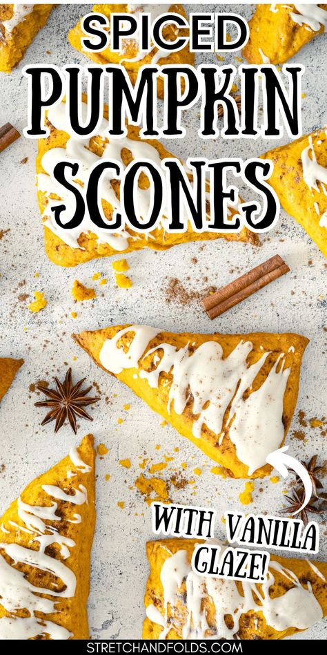 Pumpkin Spice Scones with Vanilla Glaze are the perfect fall dessert. These buttery, flaky scones are packed with cozy pumpkin spice flavor and topped with a sweet vanilla glaze that takes them to the next level. They’re great for breakfast, brunch, or a snack, and the pumpkin puree keeps them moist and tender. I love making these when I’m craving something warm and comforting, especially during the cooler months. Fall Pumpkin Desserts, Pumpkin Spice Scones, Gluten Free Pumpkin Desserts, Fall Desserts Pumpkin, Smell Like Fall, Pumpkin Scones Recipe, Easy Halloween Snacks, Pumpkin Recipes Easy, Fall Baking Recipes