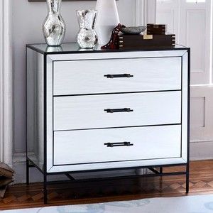 Our Go-To White Paint Colors - CC & Mike 3drawer Dresser, West Elm Dresser, West Elm Furniture, Modern Bedroom Dressers, 8 Drawer Dresser, White Interiors, Interiors Inspiration, 3 Drawer Dresser, Dresser Drawer