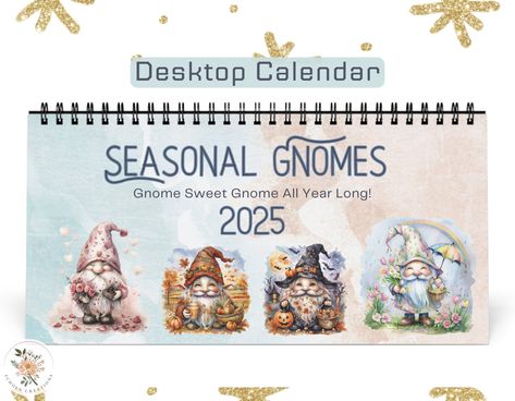 🌟 New Design Alert! 🌟 Hey friends! 👋 I’m so excited to announce the latest addition to my shop—the Whimsical Watercolor Gnome Mini Calendar for 2025! 🧙‍♂️🎨 These cute little gnomes are here to brighten up your desk all year long, one adorable month at a time. 🗓️💖 With the holidays creeping up 👀 (how is it already October?! 😱), this mini calendar makes the perfect stocking stuffer or best friend gift. 🎁✨ Whether you're a gnome fan yourself or know someone who is, this is a must-have for spre... Gnome Designs, Watercolor Gnome, Calendar Cute, Mini Desk Calendar, Whimsical Watercolor, Gnome Gift, Mini Calendars, Desktop Calendar, Taylored Expressions