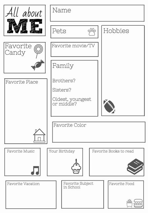 All About Me Worksheet Beautiful Nye All About Me Printable Worksheets – Chessmuseum Template Library Class Introduction Ideas, Class Introduction Activities, First Day Class Activities, Classroom Introduction Activities, Esl Introduction Activities, First Class Activities, Introduction Activities For Kids, Esl First Day Activities, First Day Of Class Activities