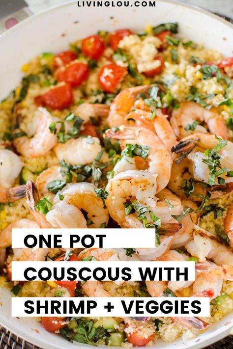 Meals With Cuscus, Zucchini Couscous Recipes, Shrimp Cous Cous Recipes, Seafood Couscous Recipes, Shrimp Vegetable Recipes, Veggie Couscous Recipes, Kid Friendly Shrimp Recipes, Shrimp And Couscous Recipes, Shrimp Couscous Recipes