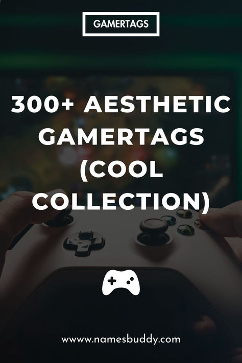 Aesthetic Gamertags Cute Gamertag Ideas, Xbox Gamertag Name Ideas, Gamer Tags Ideas, Gamertag Name Ideas, Gamertag Ideas, 300 Aesthetic, Gamer Names, Gamer Tags, Play Game Online