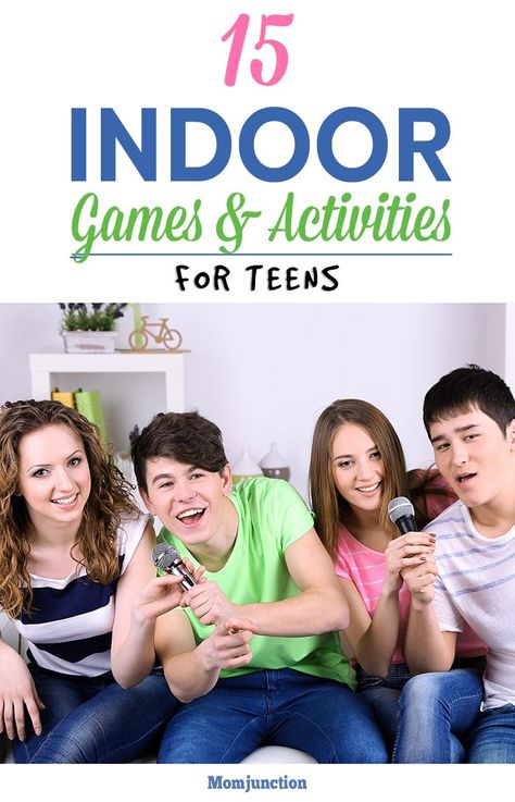 Are your teen’s friends coming over to your place for a get-together? Want to plan some fun indoor games? Check 15 amazing indoor activities for teens. Indoor Games For Youth, Fun Activities For Teens, Teenager Activities, Indoor Games For Adults, Fun Indoor Activities, Youth Games, Teen Friends, Youth Group Games, Activities For Teens