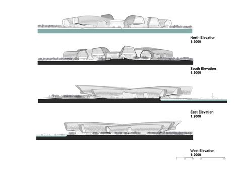 National Maritime Museum China - Picture gallery Maritime Museum Design, Museum Site Plan, National Maritime Museum, Cladding Systems, Parametric Architecture, Architecture Images, Generative Design, Australian Architecture, Museum Architecture