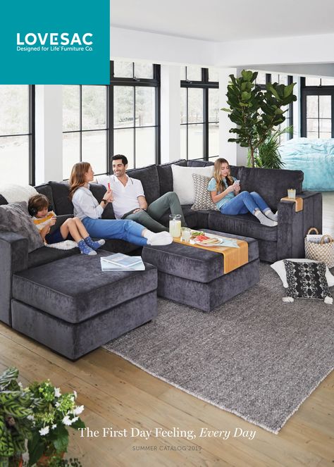 Blue Lovesac Sactional, Lovesac Living Room, Lovesac Sactional Living Rooms, Love Sac Sectional, Lovesac Couch, Charcoal Living Rooms, Lovesac Sactional, Love Sac, Basement Furniture