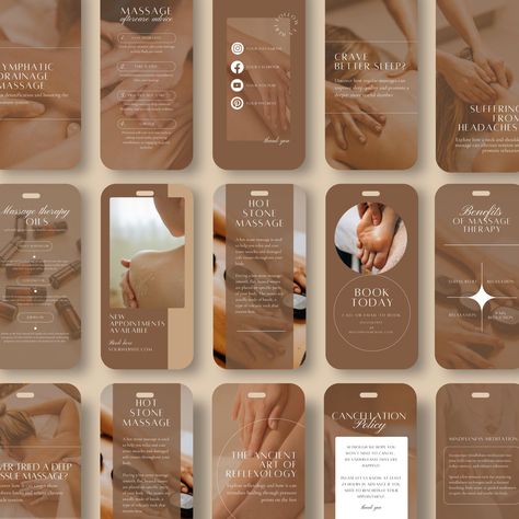 #Instagram_Design #Therapist_Social_Media #Spa_Instagram #Modern_Minimalist_Aesthetic Therapist Social Media, Spa Instagram, Massage Images, Modern Minimalist Aesthetic, Pin Template, Massage Candle, Facebook Layout, Spa Decor, Font Inspiration