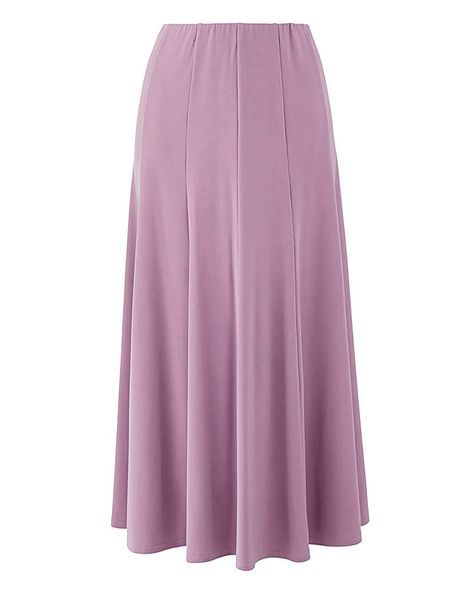 This plain jersey panelled skirt is simple yet super-stylish. Complete with fully elasticated waist, this skirt slides on easily and promises comfort that lasts throughout the day. Pair with a plain or patterned top together with a collection of pretty accessories for a charming, customised look. Panelled Skirt, Pretty Accessories, Paneled Skirt, Jersey Skirt, Panel Dress, Jd Williams, Top Pattern, Suits You, Looks Great