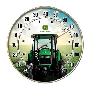 John Deere Outdoor Accessories | WeGotGreen.com Deer Garden, Outdoor Thermometer, Classic Television, Farm Toys, Toys Dolls, John Deere Tractors, Case Ih, Old Barns, Baby Boomer