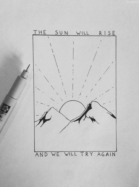 Pinterest|SupGeeGee The Sun Will Rise, Clique Art, Arte Indie, Pen On Paper, 21 Pilots, Tyler Joseph, Top Art, One Pilots, Bullet Journal Inspiration