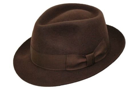 Trilby Hat, How To Make Brown, Felt Fedora, Matching Band, Wide Bands, Manhattan, Fedora, Cool Things To Buy, Caps Hats