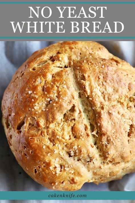 No Yeast Crusty Bread, Yeast Free Dutch Oven Bread, Dutch Oven Bread No Yeast, Dutch Oven Soda Bread, Bread No Yeast Recipe, Gluten Bread, Rich Interior, The Perfect Loaf, Soda Bread Recipe