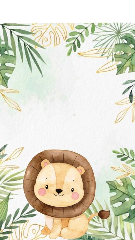 Lion Birthday Invitations, Lion Birthday, Safari Birthday, Safari Baby, Baby Art, Birthday Invitations, Lion, Baby Shower, Birthday