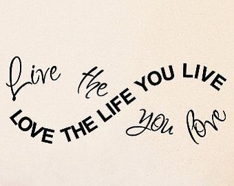 Love Life Tattoo, Live Tattoo, Koi Tattoo Design, Infinity Wallpaper, Lil Mama, Live Love Life, One Line Quotes, Cover Pics For Facebook, Tattoos For Women Flowers