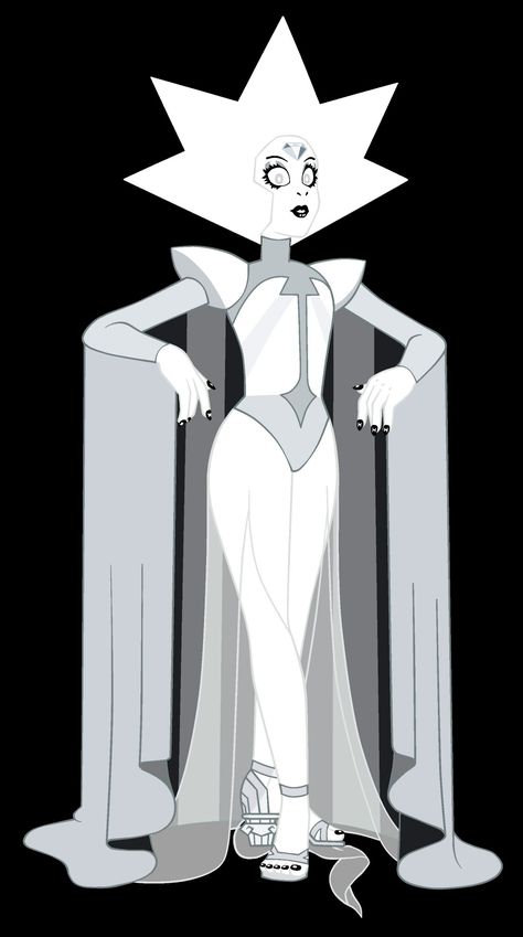 White Diamond From Steven Universe Su White Diamond, White Diamond Fanart, The Diamonds Steven Universe, Diamonds Steven Universe, White Diamond Su, Steven Universe Diamonds, Su Diamonds, Steven Universe White Diamond, White Diamond Steven