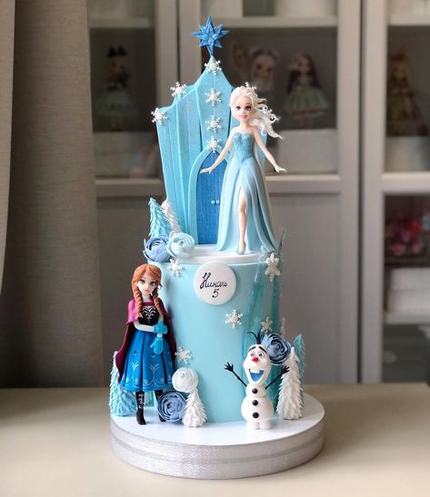 Birthday Party Punch, Frozen Doll Cake, Sunshine Birthday Cakes, Olaf Birthday Cake, Elsa Birthday Cake, Frozen Birthday Party Cake, Frozen Themed Birthday Cake, Elsa Cake Frozen, Elsa Birthday Party