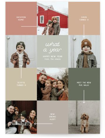 Year in Review Unique Family Christmas Cards, Selfie Christmas Card, Minted Holiday Cards, Company Holiday Cards, Holiday Card Pictures, Fun Holiday Cards, Family Holiday Cards, Family Christmas Card Photos, Family Christmas Card