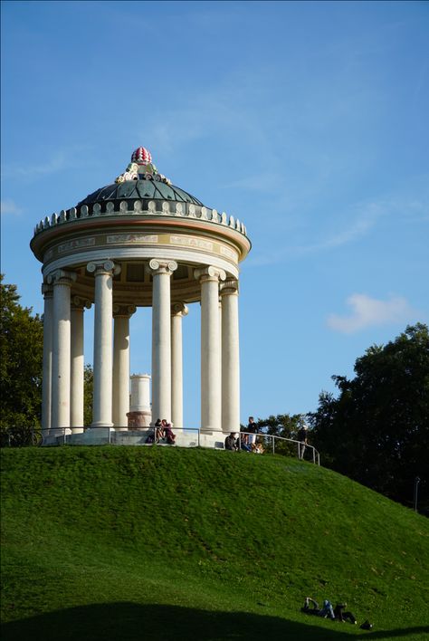 English Garden in Munich Germany English Garden Munich Germany, English Garden Munich, Munich Germany, English Garden, Munich, Botanical Gardens, Gazebo, Bucket List, Travel Photography