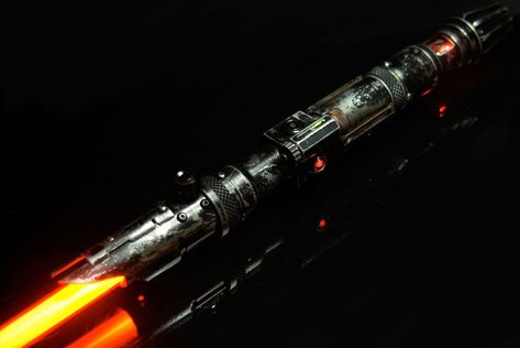 Orange Lightsaber Aesthetic, Lightsaber Aesthetic, Orange Lightsaber, Star Wars Tech, Travis Touchdown, Bastila Shan, Kotor 2, Shin Hati, Lightsaber Designs