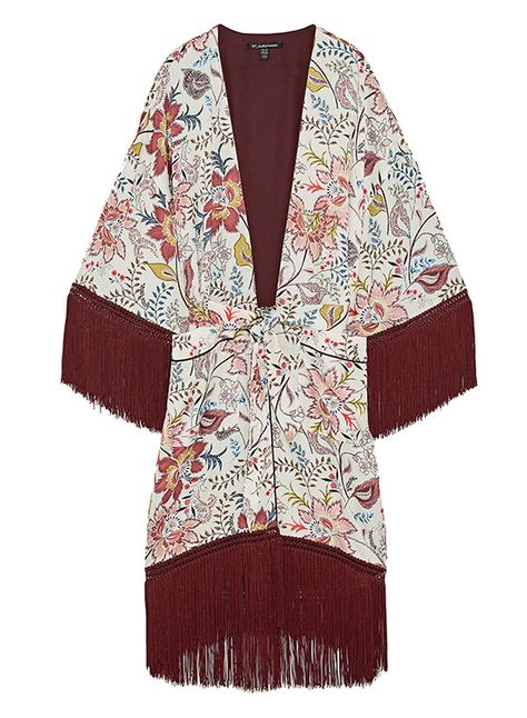 13 formas de llevar el kimono de Zara que cambiarán tu manera de vestir - Foto 11 Fringe Kimono Outfit, Zara Closet, Nice Jumpsuits, Kimono With Fringe, Moda Kimono, Kimono Outfits, Kimono Outerwear, Mode Kimono, Fringe Kimono