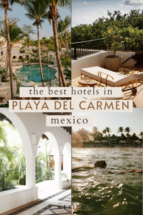 The Best Luxury Hotels and Resorts in Playa del Carmen Mexico. Discover the best luxury hotels in Playa del Carmen Mexico and plan the perfect trip to the Riviera Maya. playa del carmen | playa del carmen hotels | riviera maya aesthetic | playa del carmen travel | riviera maya hotels Viceroy Riviera Maya, Maya Aesthetic, Playa Del Carmen Resorts, Secrets Resorts, Belmond Hotels, Quintana Roo Mexico, Mexico Hotels, Honeymoon Hotels, Mexico Resorts