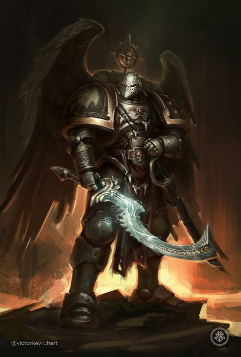 Raven Guard, Space Marine Art, Warhammer 40k Memes, Dark Future, Grey Knights, 40k Artwork, Dnd Dragons, Warhammer 40k Art, Warhammer 30k