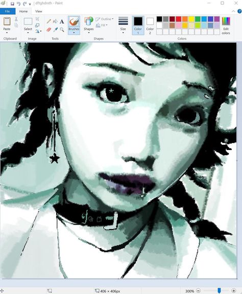 I am alive for the weekly awakening 🙂 #mspaint #study #illustration | Instagram Study Illustration, Semi Realistic, Drawing Tutorial Face, I Am Alive, December 19, Arte Inspo, Motivational Art, Top Art, Realism Art