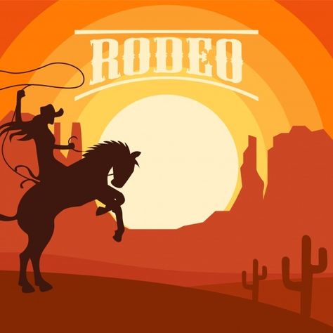 Horse Backgrounds Wallpapers, Rodeo Backgrounds, Rodeo Illustration, Wallpaper Horse, Cowboy Sunset, Rodeo Art, Horse Background, Sunset Logo, Cowgirl Horse