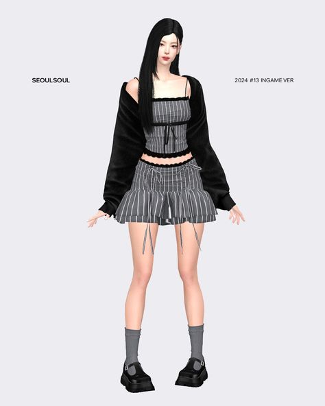 Mesh Texture, Free Sims 4, Sims Games, Life Makeover, Sims 4 Mods Clothes, Sims 4 Cas, Ts4 Cc, Sims 4 Custom Content, Feminine Outfit