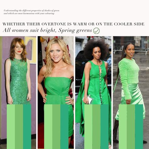 Colour Analysis - Bright Spring Palette Overtone Comparison. It’s truly remarkable that despite having four distinct overtones, these elegant ladies effortlessly complement all the shades within the Bright Spring palette. . #coloranalysis #colouranalysis #coloranalyst #springpalette #brightspring #solange #emmastone #kerrywashington Bright Spring Palette, Season Analysis, Deep Autumn Palette, Autumn Deep, Soft Autumn Palette, Deep Autumn Color Palette, Color Seasons, Autumn Palette, Colour Analysis