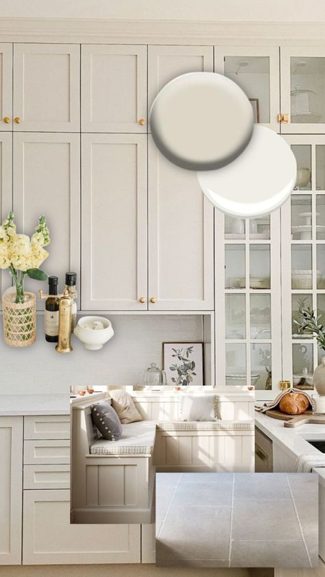 Kitchen + breakfast nook inspo Kitchen Breakfast Nooks, Kitchen Mood Board, Breakfast Nook, Connect With People, Nook, Your Aesthetic, Creative Energy, Mood Board, Kitchen Cabinets