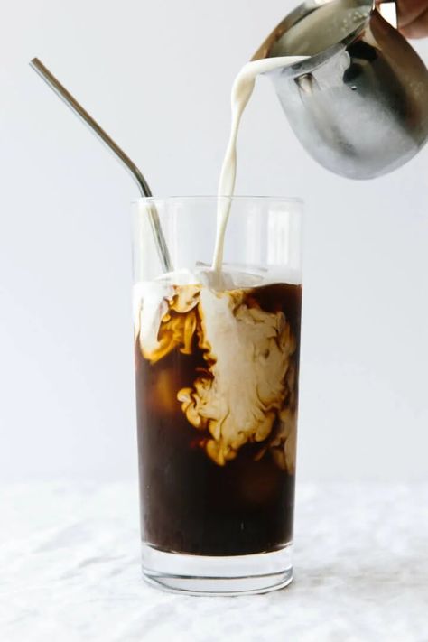 Easy Cold Brew Coffee Recipe + Tips | Downshiftology Diy Iced Coffee, Brew Coffee Recipe, Homemade Iced Coffee, Cold Brew Coffee Recipe, Cold Brew At Home, Iced Coffee Recipe, Paleo Banana Bread, Easy Whole 30 Recipes, Making Cold Brew Coffee