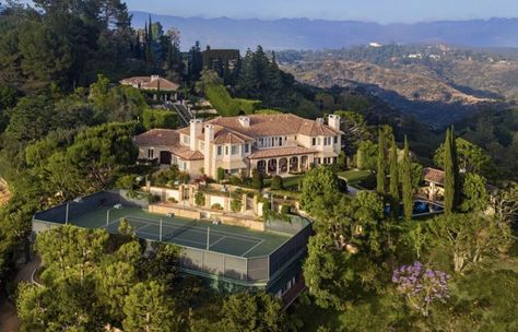 Bel Air House, Bel Air Mansion, Mansion Aesthetic, Los Angeles Aesthetic, Aelin Galathynius, Dream Mansion, Los Angeles Homes, California Homes, Luxury Property