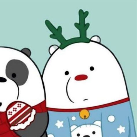 Matching Pfp For 3 People Christmas, Xmas Matching Pfp For 3, We Bare Bears Christmas Pfp, We Bear Bears Pfp For 3, Christmas Pfps Matching Trio, Trio Matching Backgrounds, 3pfp Matching, 3 Person Christmas Pfp, Christmas Matching Icons Trio