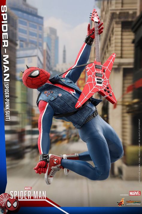 Spider Pfp, Spider Punk Wallpaper, Punk Poses, Spiderman 4, Punk Wallpaper, Spider Punk, Spiderman Suits, Spiderman Ps4, Spiderman Cosplay