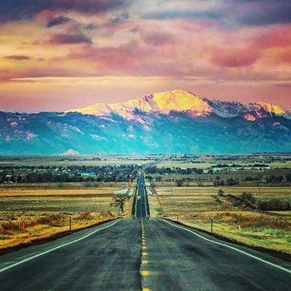 http://ift.tt/1hqLVsh #thatchillaxdude  Coming into town. #instalike #coloradosprings #colorado Pikes Peak Colorado, Pikes Peak, Open Road, Colorado Springs, Colorado, Wall Murals, Country Roads, Mural, Road