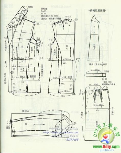 modelist kitapları: modelist techniques Pola Blus, Women's Coat Pattern, Basic Dress Pattern, Blazer Pattern, Coat Pattern Sewing, Pattern Dress Women, Suit Pattern, Jacket Pattern Sewing, Baby Dress Patterns