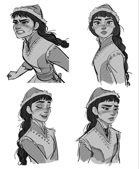 Disney Style Drawing, Concept Art Landscape, Disney Art Style, Jin Kim, 얼굴 드로잉, 디즈니 캐릭터, Disney Concept Art, 캐릭터 드로잉, Drawing Expressions