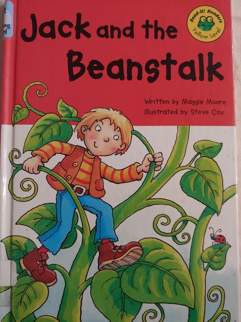 Genre: Traditional This traditional folk tale tells the story of Jack. Jack and his mother need to sell their cow for money. Jack sells the cow to a man for magic beans. The magic beans grow into a beanstalk with a giant at the top. Jack steals the mans chicken that lays golden eggs. He and his mother no longer have to worry about money. Biography Books, Jack And The Beanstalk, Celtic Culture, Adventure Book, Got Books, Folk Tales, Children's Literature, Board Books, Bedtime Stories