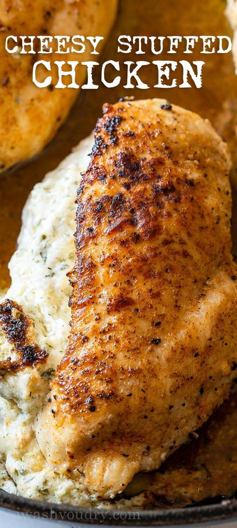 Cheesy Stuffed Chicken Breast, Ruth Chris Stuffed Chicken, Ruth Chris Stuffed Chicken Recipe, Herb Stuffed Chicken, Baked Stuffed Chicken, Stuffed Chicken Breast Cream Cheese, Stuffed Chicken Recipe, Asparagus Stuffed Chicken Breast, Happy Habits